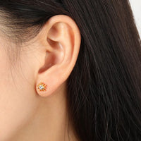 Mini Irregular Shining Star 925 Sterling Silver Stud Earrings