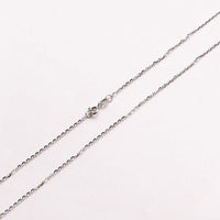 Flat Link Cable Sterling Silver Chain