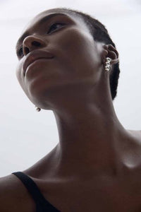 Chunky Electroformed Hollow Round Statement Earrings