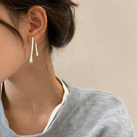 Flowing Water Drop Adjustable Ring, 925 Sterling Silver
