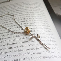 Rose Flower Necklace in 925 Sterling Silver