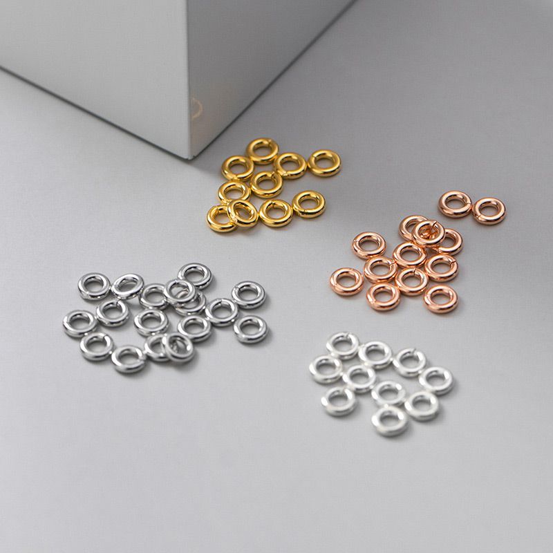 925 Sterling Silver Open Jump Ring (Plated)
