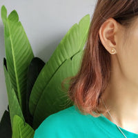 Sterling Silver Star and Moon Asymmetrical Earrings