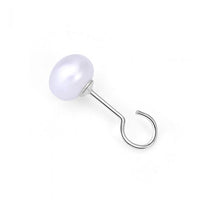 Simple 9 Shape 3mm 925 Sterling Silver Earrings Setting