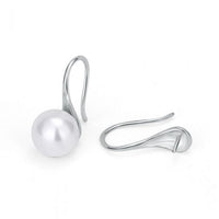 Simple Spoon 5mm Gemstone Sterling Silver Earring Setting