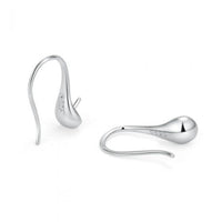 Simple Spoon 5mm Gemstone Sterling Silver Earring Setting