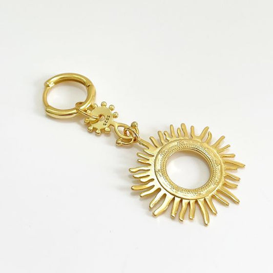 Sun Goddess Pearl Drop Earrings