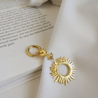 Sun Goddess Pearl Drop Earrings