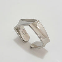 Men's Geometry Square Adjustable Ring