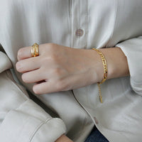 Gold & Silver Chain Bracelet