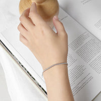Sterling Silver Bracelet 2mm & 3mm