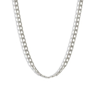 Hollow Link Stacking Chain Necklace, 925 Sterling Silver