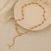 OT Knot Chain Necklace in 925 Sterling Silver