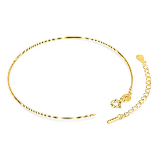 Simple Screw Spiral Bracelet in 925 Sterling Silver