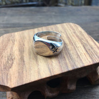 Men's Star Adjustable 925 Sterling Silver Ring