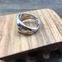 Men's Star Adjustable 925 Sterling Silver Ring