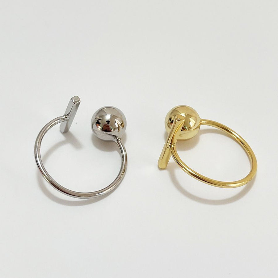Party TO Shape Adjustable 925 Sterling Silver Ring