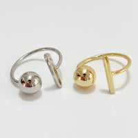 Party TO Shape Adjustable 925 Sterling Silver Ring