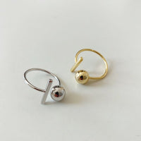 Party TO Shape Adjustable 925 Sterling Silver Ring