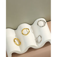 Irregular Wave 925 Sterling Silver Ring