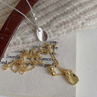 Waterdrop Beads 925 Sterling Silver Necklace