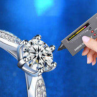 1 ct Six-Claw Moissanite Sterling Silver Ring