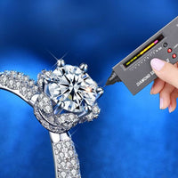 Moissanite Crystal Crown 925 Sterling Silver Ring