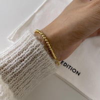 Office Lady Round Beads Bracelet in 925 Sterling Silver