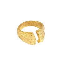 Irregular Geometry Adjustable 925 Sterling Silver Ring