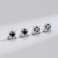 Dainty Polaris Star Stud Earrings
