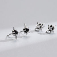 Dainty Polaris Star Stud Earrings