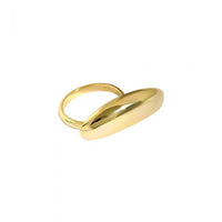 Irregular Geometry 925 Sterling Silver Adjustable Ring