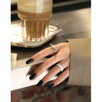 Flying Butterfly 925 Sterling Silver Adjustable Ring