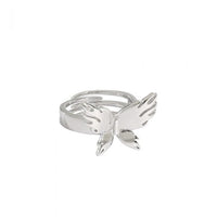 Flying Butterfly 925 Sterling Silver Adjustable Ring