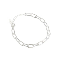 Modern Hollow Chain Bracelet 925 Sterling Silver