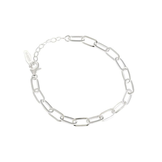 Modern Hollow Chain Bracelet 925 Sterling Silver