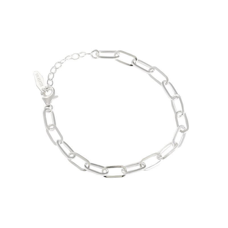 Modern Hollow Chain Bracelet 925 Sterling Silver