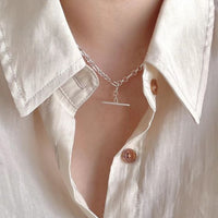 Classic OT Curb Chain Necklace in 925 Sterling Silver