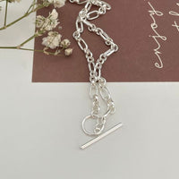 Classic OT Curb Chain Necklace in 925 Sterling Silver