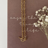Classic OT Curb Chain Necklace in 925 Sterling Silver