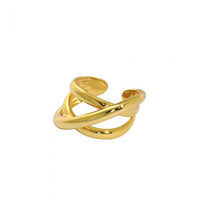 Triple-Line Cross Adjustable Ring