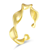 Twisted Wave Adjustable Ring