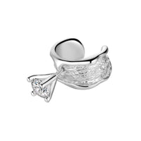 Simple Dangling Crystal Non-Pierced Earring (Single)