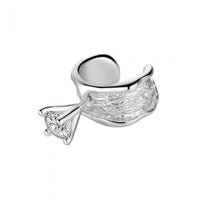 Simple Dangling Crystal Non-Pierced Earring (Single)