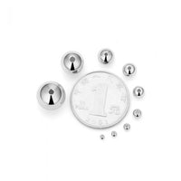 Simple Round Ball Bead Caps 925 Sterling Silver