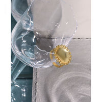 Party Sunflower Sterling Silver Adjustable Ring