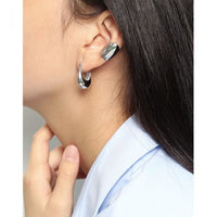 Geometry Ellipse Non-Pierced Earring (Single)