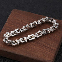 Men's Vintage Bearing Chain Bracelet, 925 Sterling Silver