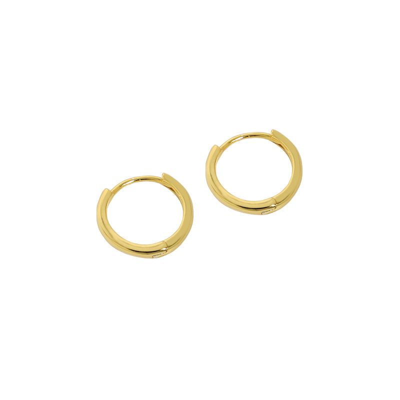 Mini Circle 925 Sterling Silver Huggie Hoops