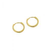 Mini Circle 925 Sterling Silver Huggie Hoops